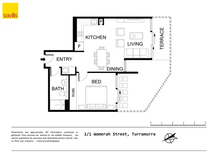 Floorplan of Homely apartment listing, 1/1 Womerah Street, Turramurra NSW 2074