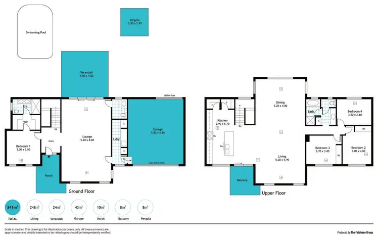 Floorplan of Homely house listing, 22 Cascabel Way, Noarlunga Downs SA 5168
