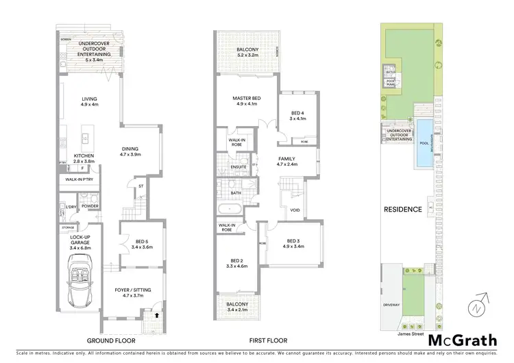 Floorplan of Homely semi-detached listing, 18 James Street, Blakehurst NSW 2221