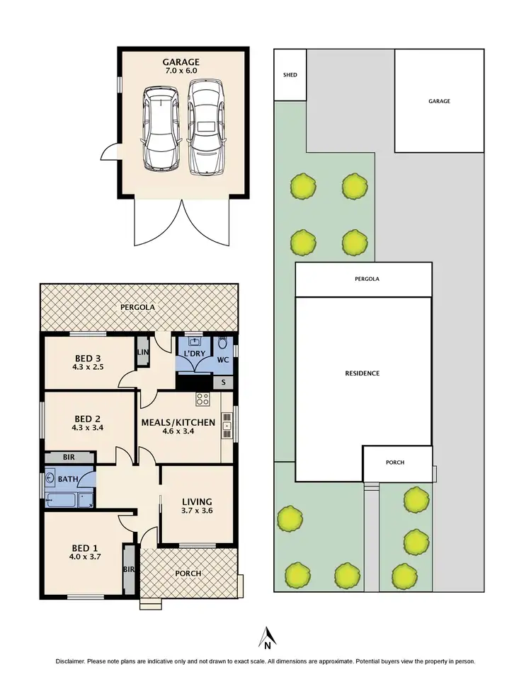Floorplan of Homely house listing, 76 Liston Avenue, Reservoir VIC 3073