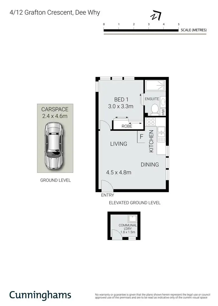 Floorplan of Homely apartment listing, 4/12 Grafton Crescent, Dee Why NSW 2099