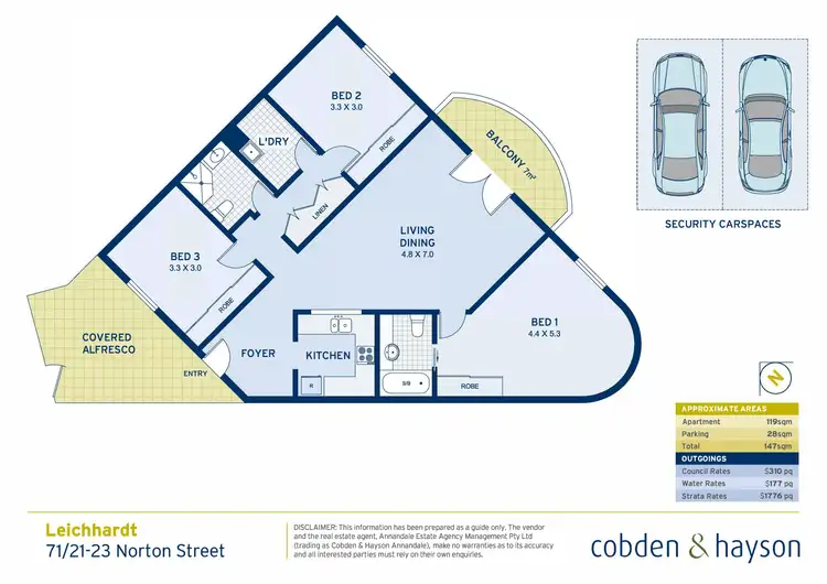 Floorplan of Homely unit listing, 71/23 Norton Street, Leichhardt NSW 2040