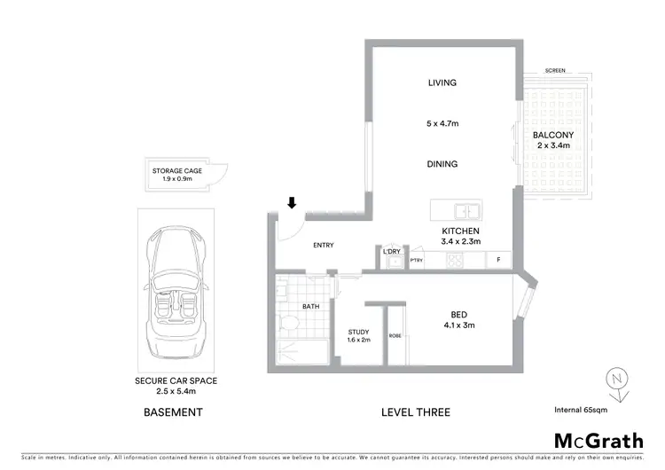 Floorplan of Homely apartment listing, 16/6 Central Road, Miranda NSW 2228