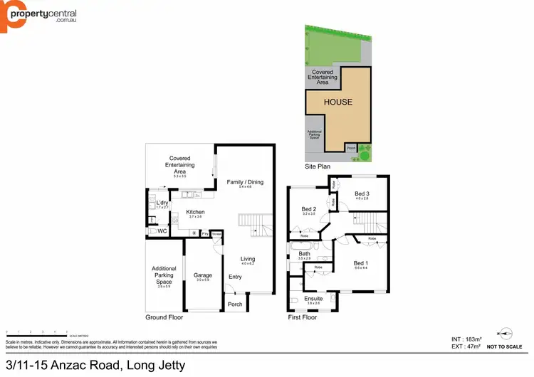 Floorplan of Homely townhouse listing, 3/11-15 Anzac Road, Long Jetty NSW 2261