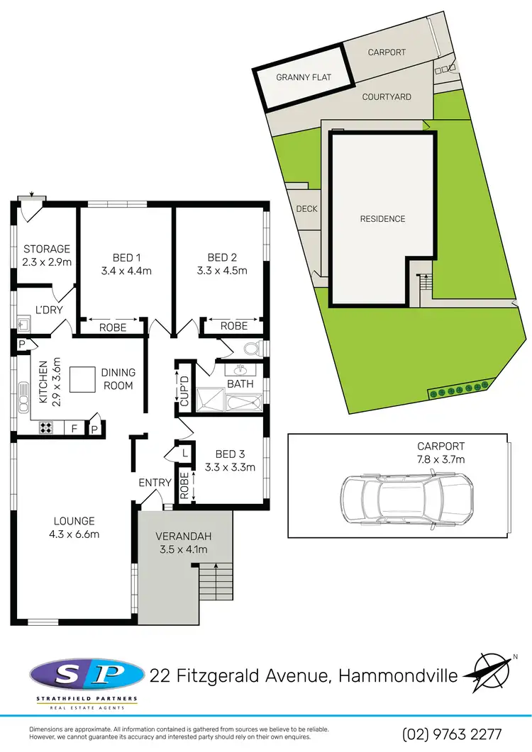 Floorplan of Homely house listing, 22 Fitzgerald Avenue, Hammondville NSW 2170