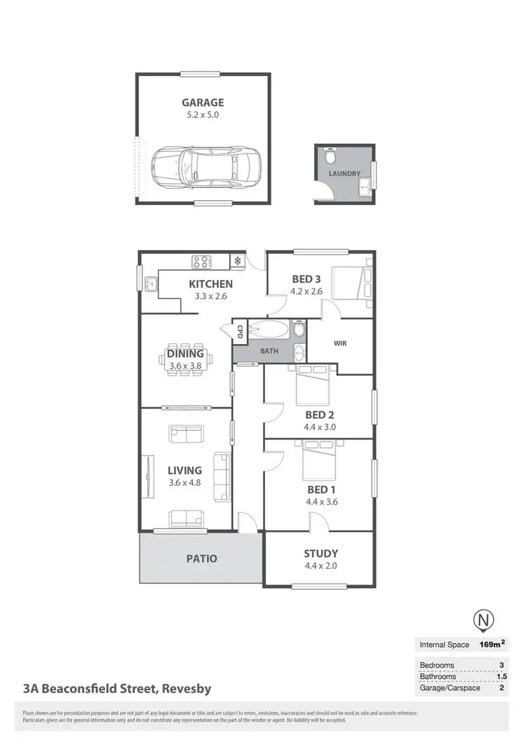 Floorplan of Homely house listing, 3A Beaconsfield Street, Revesby NSW 2212