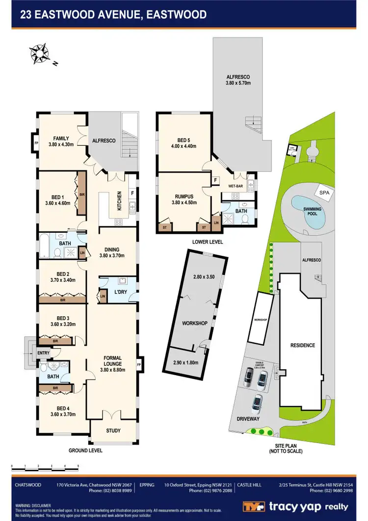 Floorplan of Homely house listing, 23 Eastwood Avenue, Eastwood NSW 2122