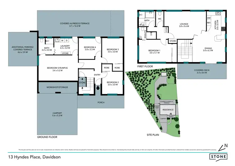 Floorplan of Homely house listing, 13 Hyndes Place, Davidson NSW 2085