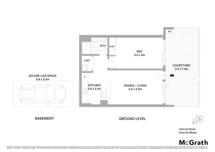 Floorplan of Homely apartment listing, 41/27 Porter Street, Ryde NSW 2112
