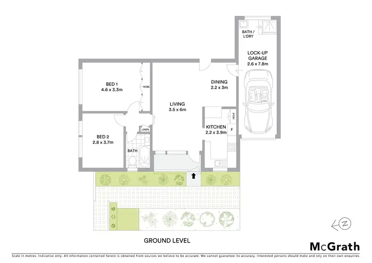 Floorplan of Homely apartment listing, 11/146 Russell Avenue, Dolls Point NSW 2219