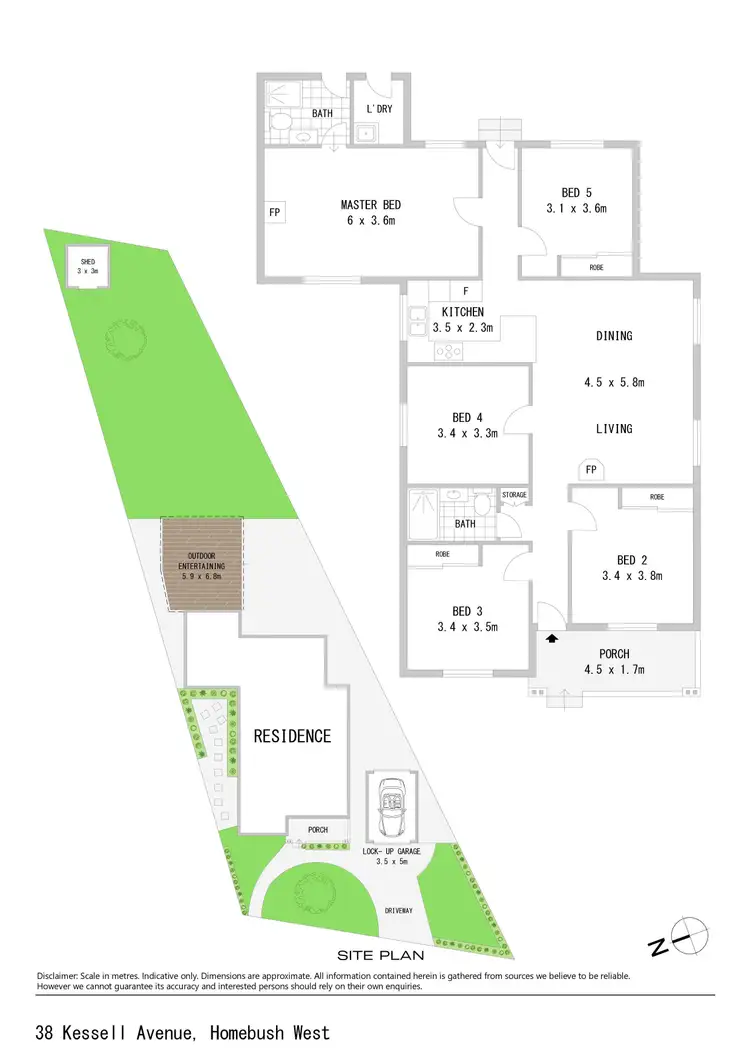Floorplan of Homely house listing, 38 Kessell Avenue, Homebush West NSW 2140