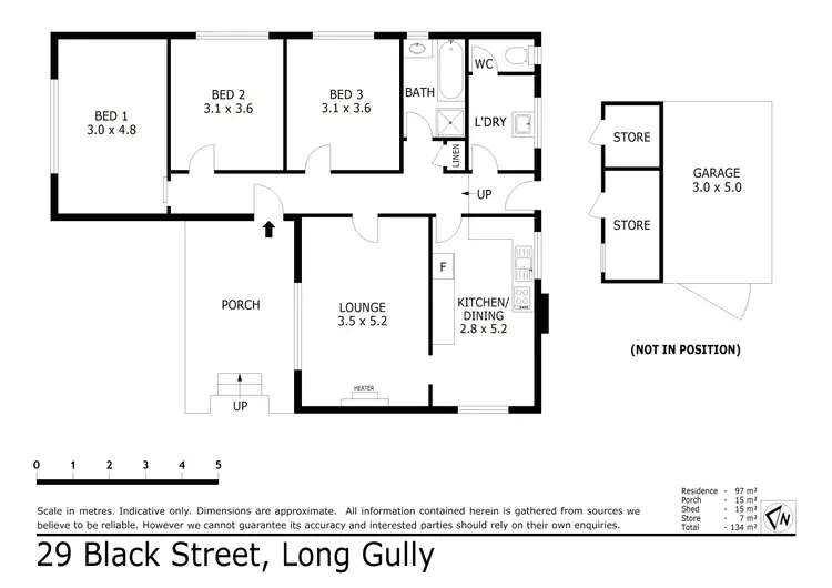 Floorplan of Homely house listing, 29 Black Street, Long Gully VIC 3550