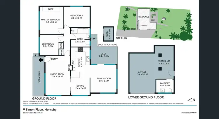 Floorplan of Homely house listing, 9 Simon Place, Hornsby Heights NSW 2077