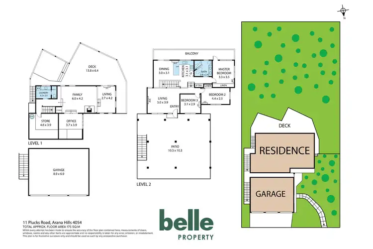 Floorplan of Homely house listing, 11 Plucks Road, Arana Hills QLD 4054