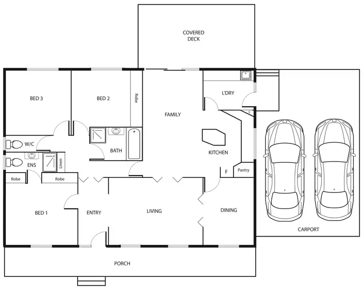 Floorplan of Homely house listing, 25 McBryde Crescent, Wanniassa ACT 2903