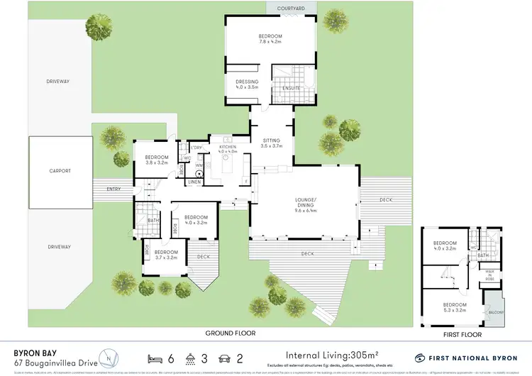 Floorplan of Homely house listing, 67 Bougainvillea Drive, Federal NSW 2480