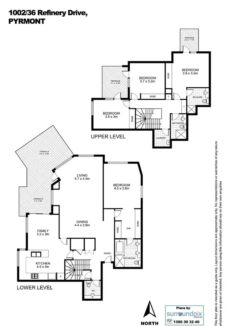 Floorplan of Homely apartment listing, 1002/36 Refinery Drive, Pyrmont NSW 2009