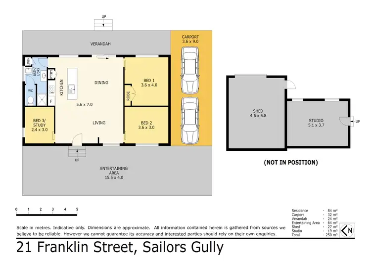Floorplan of Homely house listing, 21 Franklin Street, Sailors Gully VIC 3556