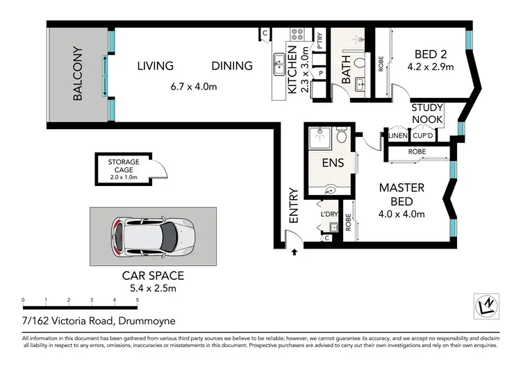 Floorplan of Homely apartment listing, 7/164 Victoria Road, Drummoyne NSW 2047