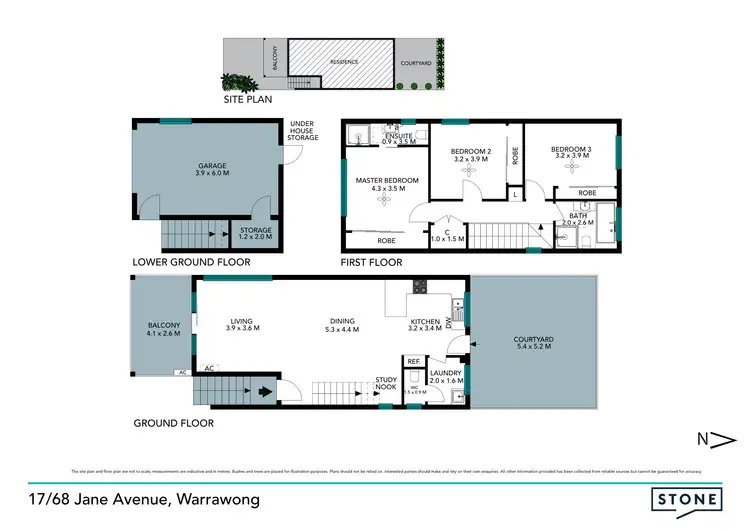 Floorplan of Homely townhouse listing, 17/68 Jane Avenue, Warrawong NSW 2502