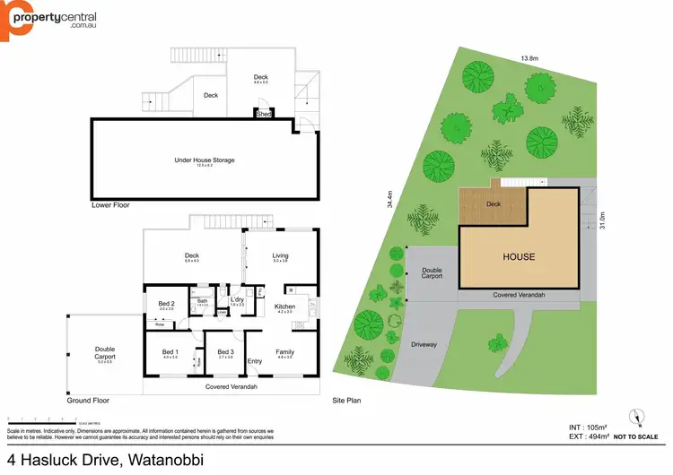 Floorplan of Homely house listing, 4 Hasluck Drive, Watanobbi NSW 2259