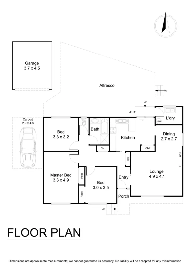 Floorplan of Homely house listing, 9 Cloverlea Drive, Wantirna VIC 3152