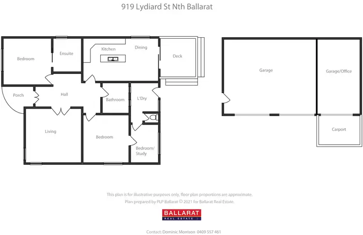 Floorplan of Homely house listing, 919 Lydiard Street North, Ballarat North VIC 3350