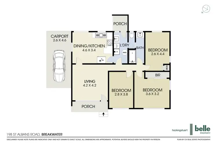 Floorplan of Homely house listing, 198 St Albans Road, Breakwater VIC 3219