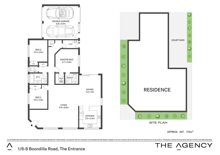 Floorplan of Homely villa listing, 1/6-8 Boondilla Road, The Entrance NSW 2261
