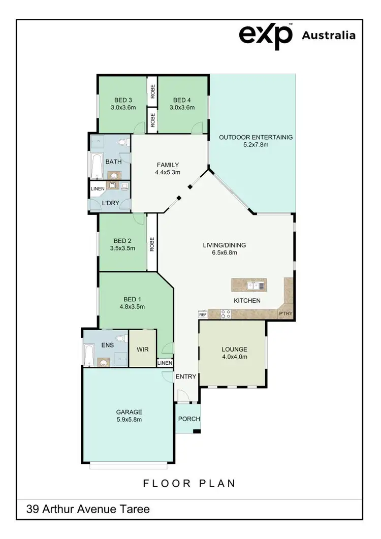 Floorplan of Homely house listing, 39 Arthur Avenue, Taree NSW 2430