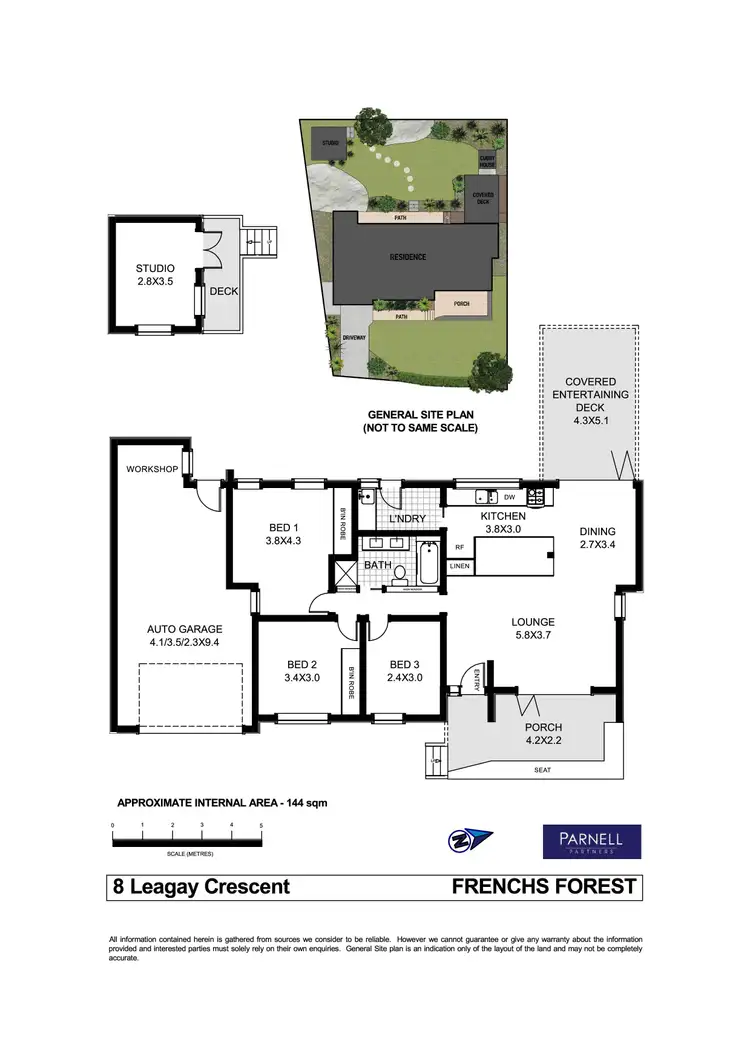 Floorplan of Homely house listing, 8 Leagay Crescent, Frenchs Forest NSW 2086