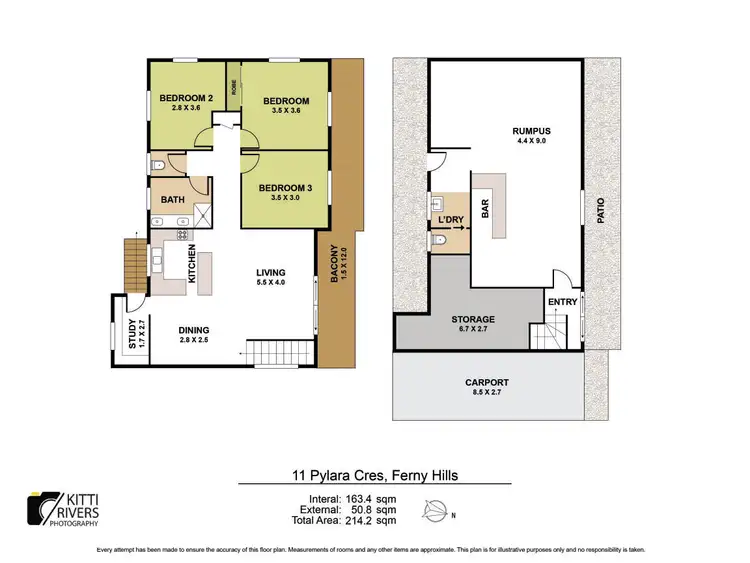 Floorplan of Homely house listing, 11 Pylara Crescent, Ferny Hills QLD 4055