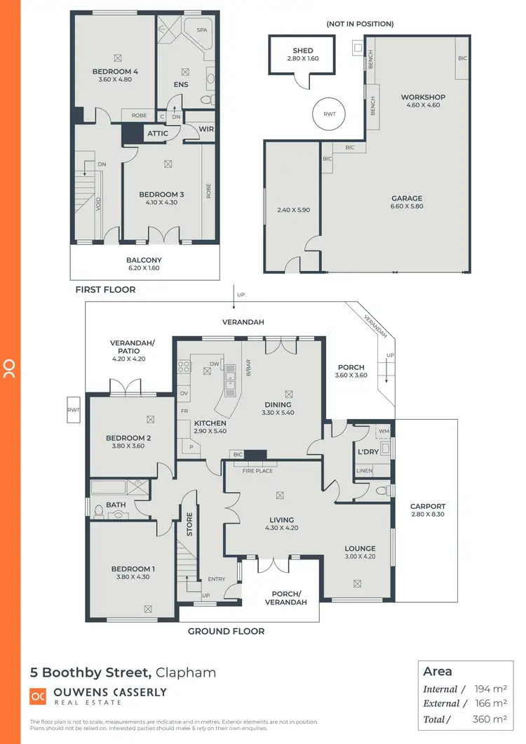 Floorplan of Homely house listing, 5 Boothby Street, Clapham SA 5062