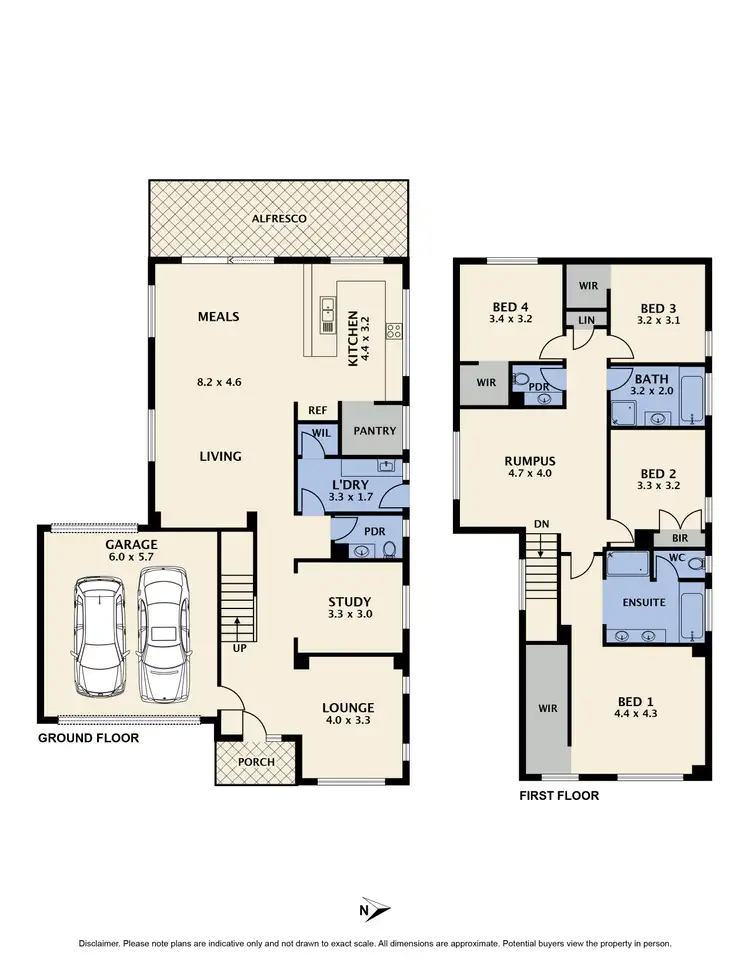 Floorplan of Homely house listing, 10 Caspian Drive, Craigieburn VIC 3064