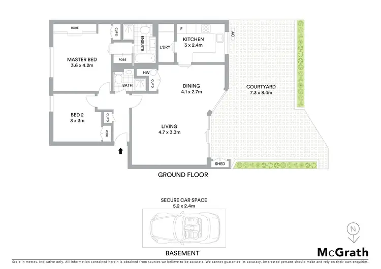 Floorplan of Homely apartment listing, 6/64 Shirley Road, Wollstonecraft NSW 2065