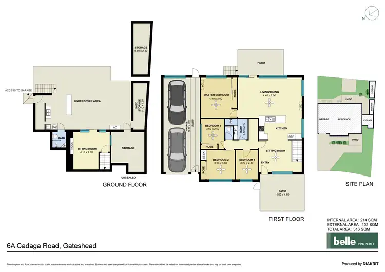 Floorplan of Homely house listing, 6A Cadaga Road, Gateshead NSW 2290