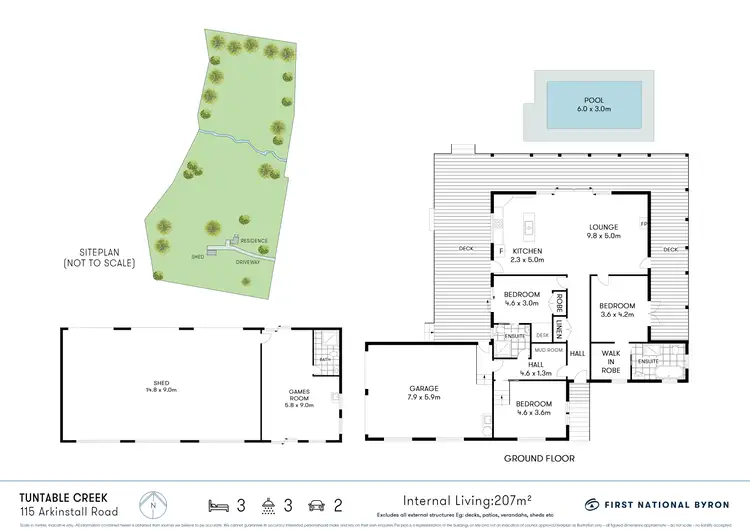 Floorplan of Homely house listing, 115 Arkinstall Road, Tuntable Creek NSW 2480
