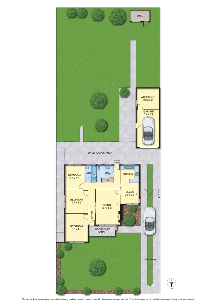 Floorplan of Homely house listing, 195 Broadhurst Avenue, Reservoir VIC 3073
