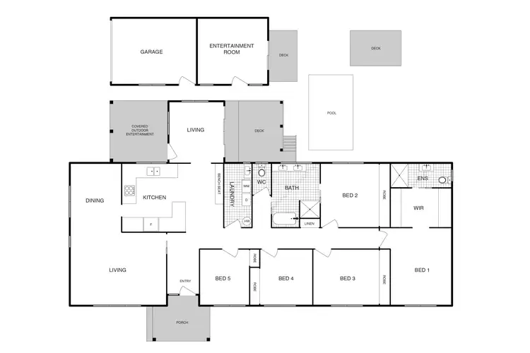 Floorplan of Homely house listing, 1 Hutcheson Street, Monash ACT 2904