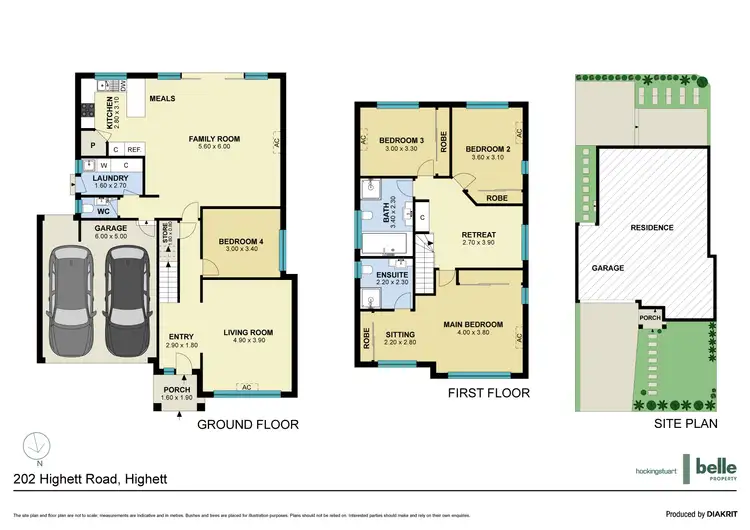 Floorplan of Homely house listing, 202 Highett Road, Highett VIC 3190