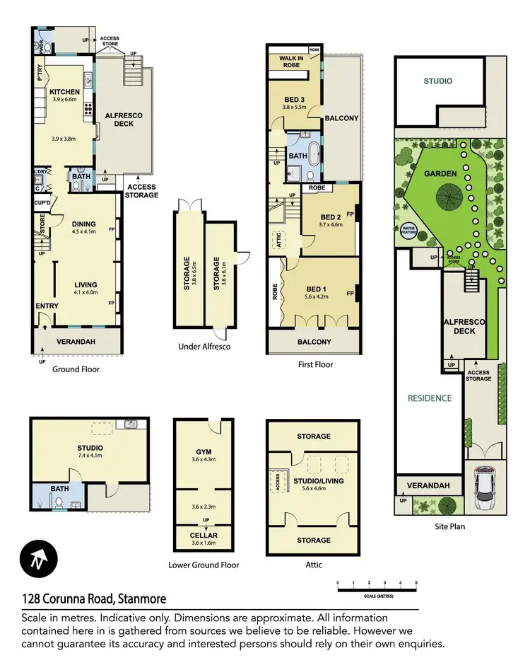 Floorplan of Homely house listing, 128 Corunna Road, Stanmore NSW 2048