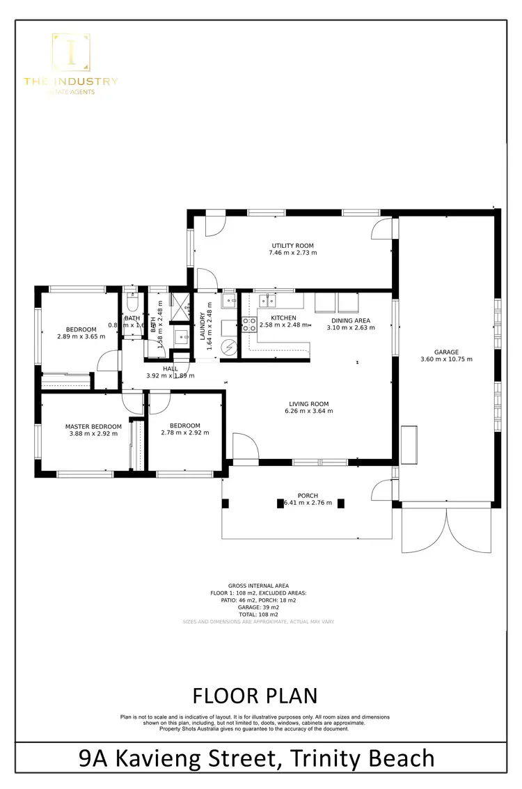 Floorplan of Homely house listing, 9A Kavieng Street, Trinity Beach QLD 4879
