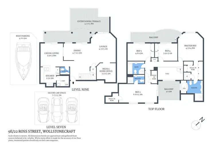 Floorplan of Homely apartment listing, 9E/22 Ross Street, Waverton NSW 2060