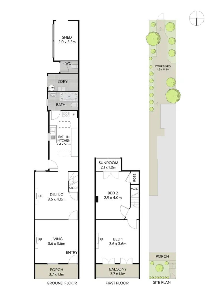 Floorplan of Homely house listing, 36 Wellesley Street, Summer Hill NSW 2130