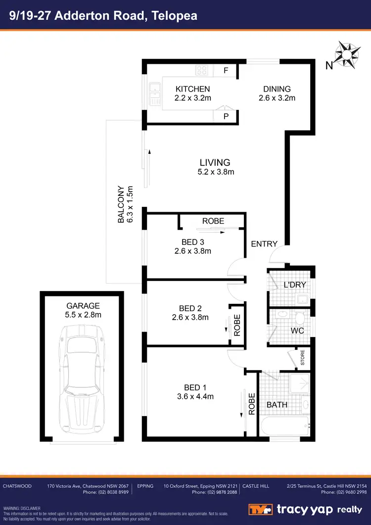 Floorplan of Homely unit listing, 9/19-27 Adderton Road, Telopea NSW 2117