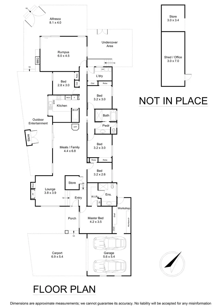 Floorplan of Homely house listing, 2 Boyle Close, Wantirna South VIC 3152
