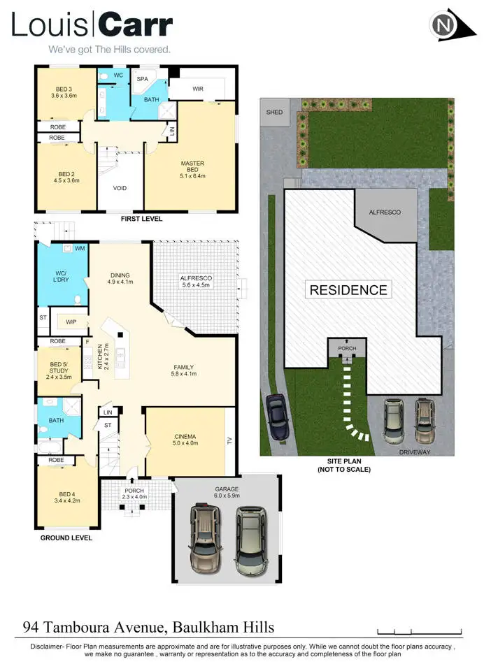 Floorplan of Homely house listing, 94 Tamboura Avenue, Baulkham Hills NSW 2153