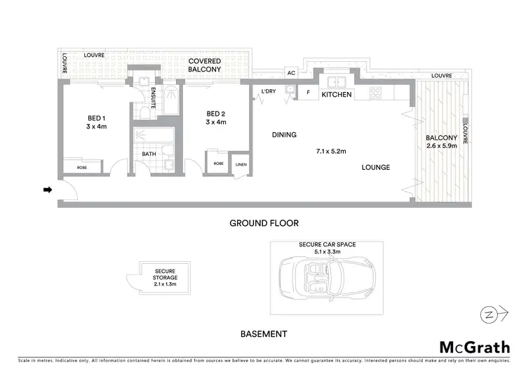 Floorplan of Homely apartment listing, 1/9-11 Boronia Street, Dee Why NSW 2099