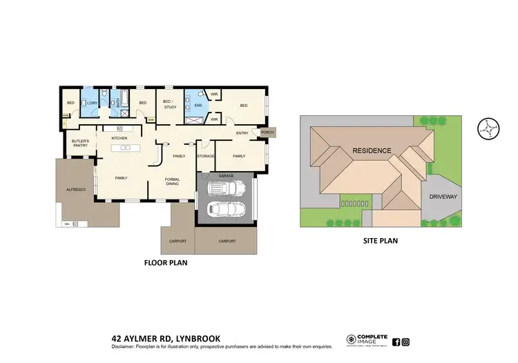 Floorplan of Homely house listing, 42 Aylmer Road, Lynbrook VIC 3975