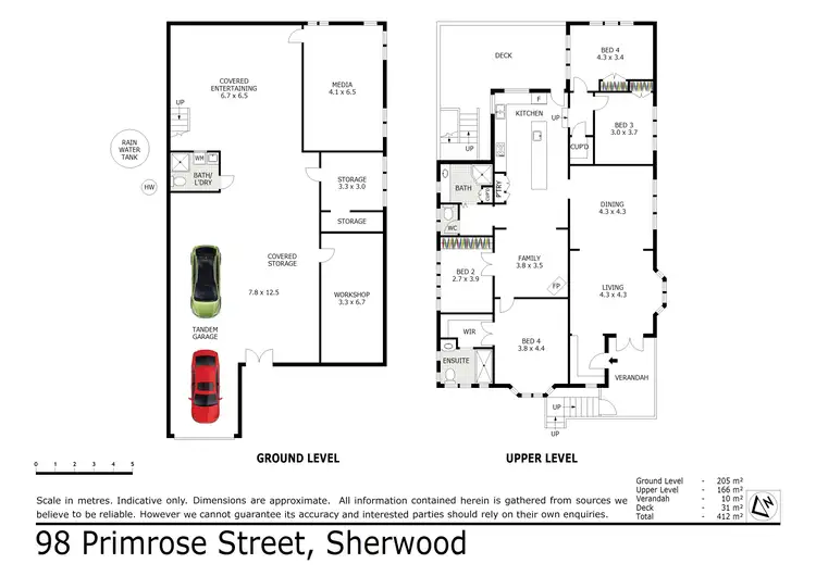 Floorplan of Homely house listing, 98 Primrose Street, Sherwood QLD 4075